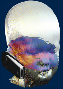 Computational simulation of mobile phone-induced head exposure